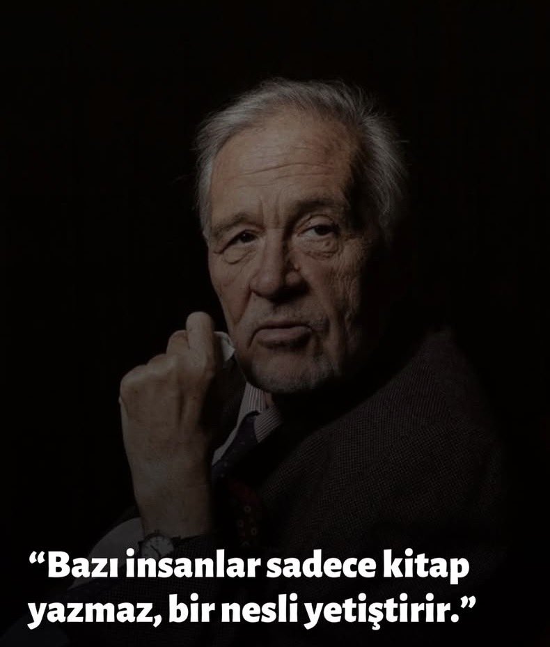 #ilberortaylı  O kadar üzgünüm ki. 
Büyük bir değer, büyük bir üstaddı. 
Bizlere bıraktığı en değerli miras eserleridir. 🥀
İlber hoca yalnızca akademik olarak değil, konuşmalarıyla , hayati görüşleriyle de sevgimizi kazanmıştır. 
Böylesi bir değer bir daha gelmez. 

Kıymetli