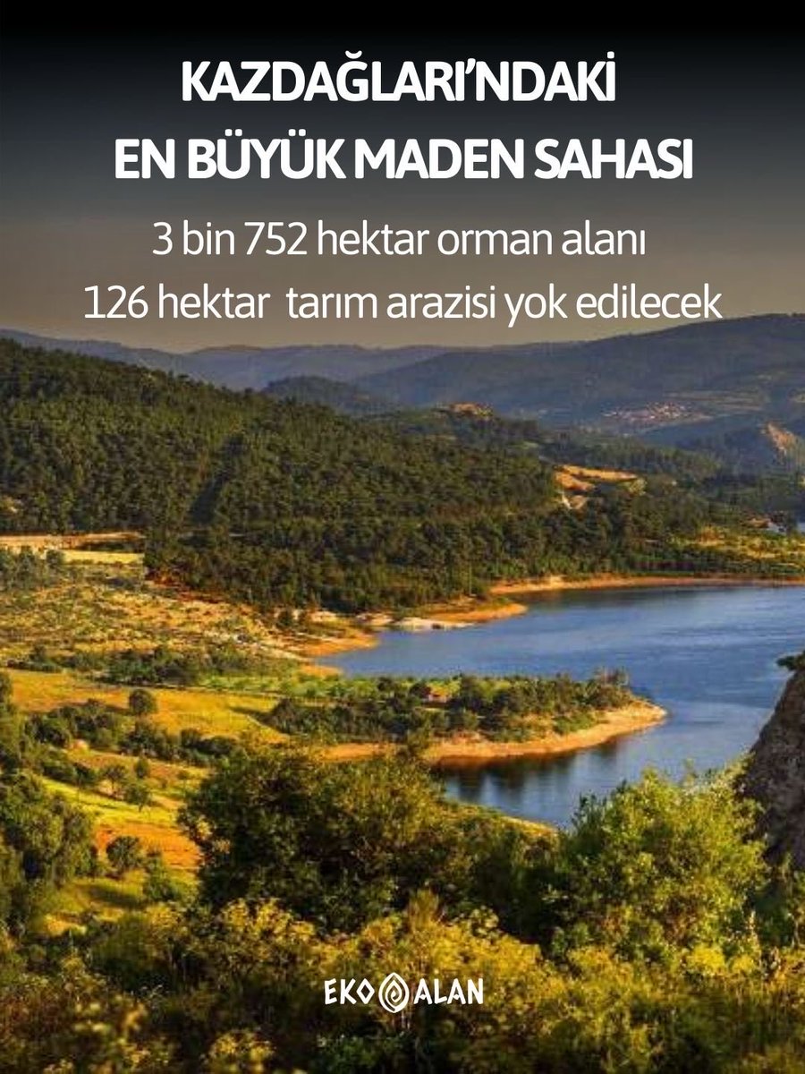 Çanakkale’de Dev Maden Projesi

16 Mart Pazartesi Kuşçayır Köyü’nde bu projenin ilk ayağı olan ‘Halkın Katılım Toplantısı’ yapılacak. Kaz Dağı köylülerinden çağrı var: “Kazdağları’nın en büyük maden sahası olma iddiasındaki bu projeye hep birlikte dur demek için, doğasına,