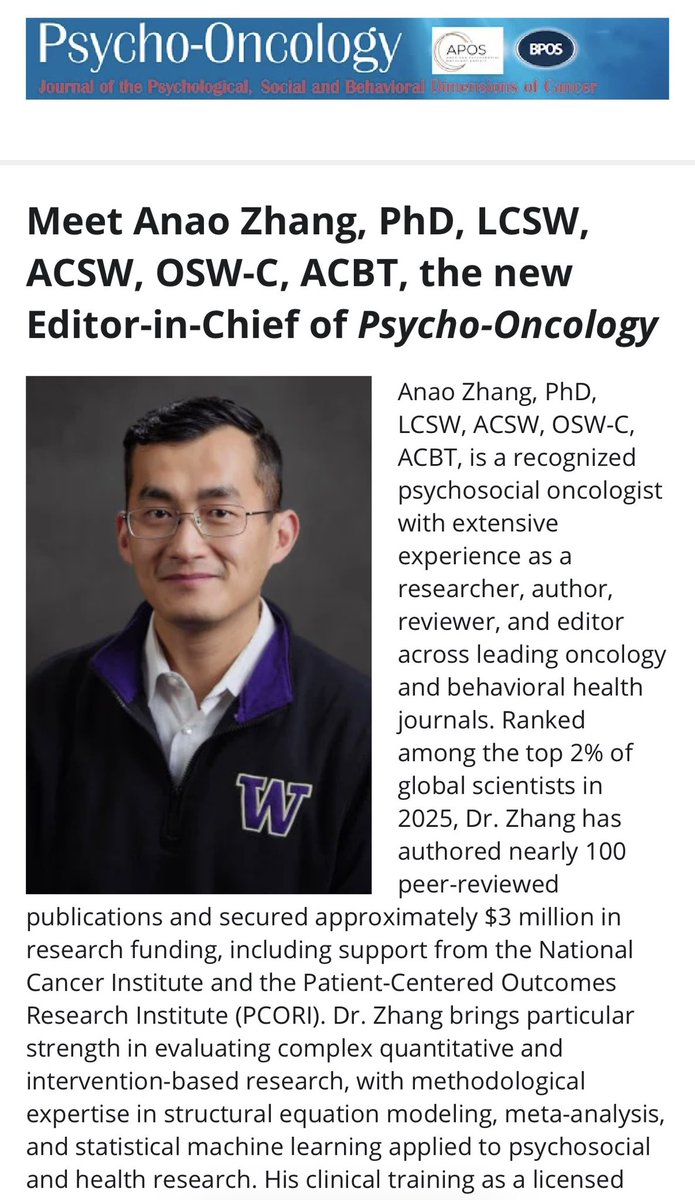Psycho-Oncology tweet media