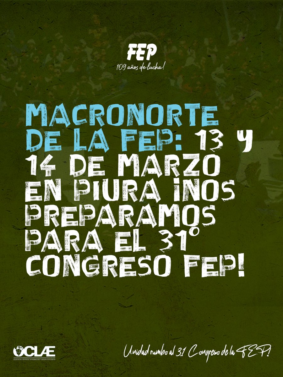 Federación de Estudiantes del Perú - FEP tweet media