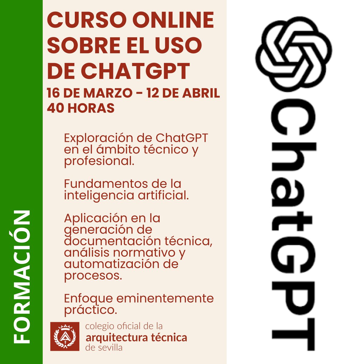 Colegio de la Arquitectura Técnica de Sevilla tweet media