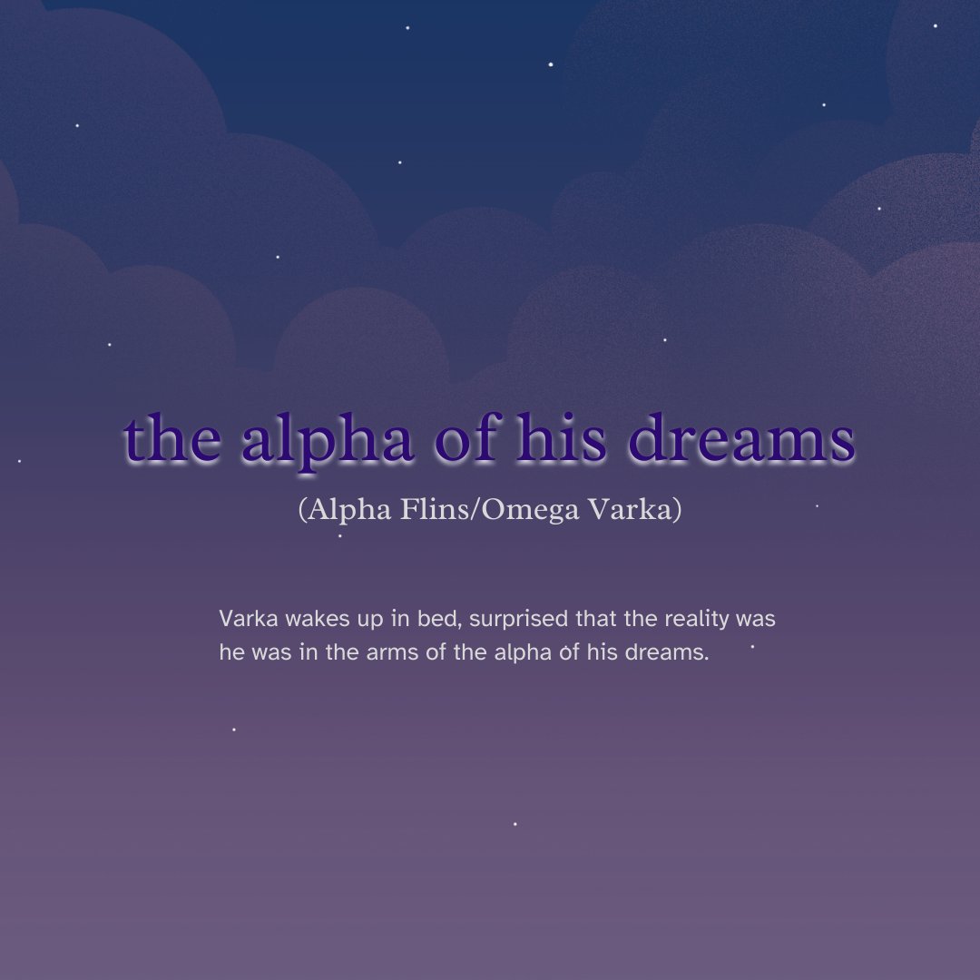 tuplesiswriting's tweet photo. #flinsvarka #lightknight #omegaverse A short pre-relationship fic for one of my favorite ships, Flins and  Varka. A one-shot where Varka wakes up in the arms of Flins.

Details in the reply https://t.co/iqju7blQY5