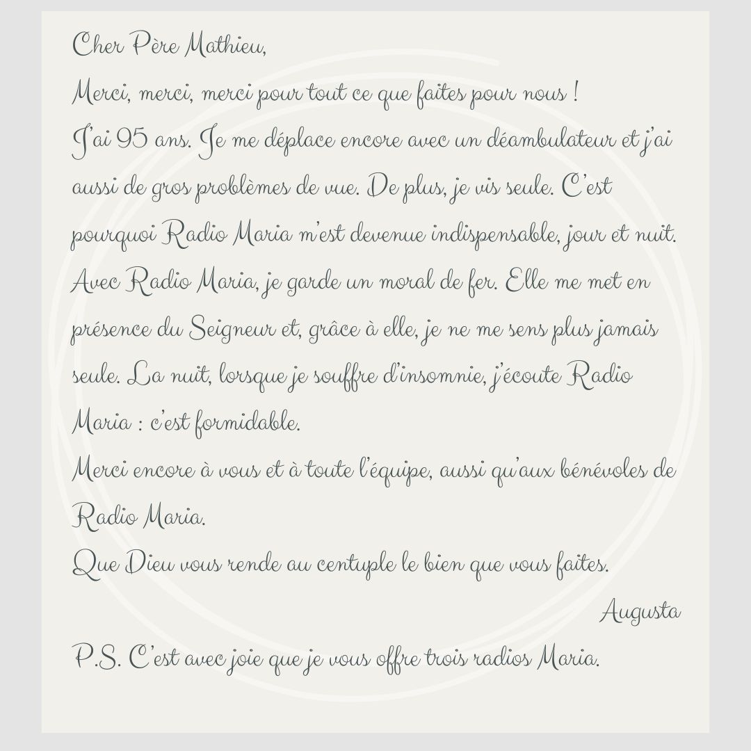 RadioMariaFrance tweet media