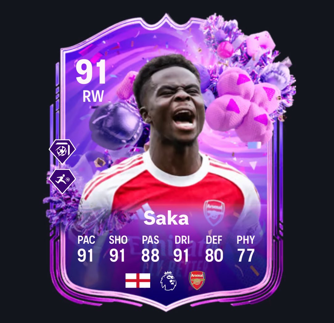 FIFA22_INFO's tweet photo. 🚨 Saka SBC Best Playstyles 

• ✅ Finesse+
• ✅ Rapid+
• ✅ Low Driven / Gamechanger
• ✅ Tiki / Pinged / Incisive 
• ✅ Technical / First Touch / Quick Step

Only if he’s a FUT Birthday Item ‼️ https://t.co/XJ1SD1rMc5