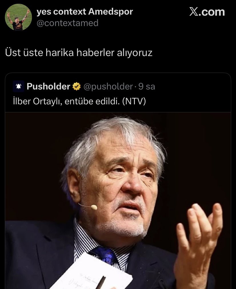 Ülkenin en büyük değeri İlber Ortaylı hayatını kaybetmiş herkes üzgün ama bilin bakalım hangi oruspu çocukları sevinç naraları atıp mutlu oluyor