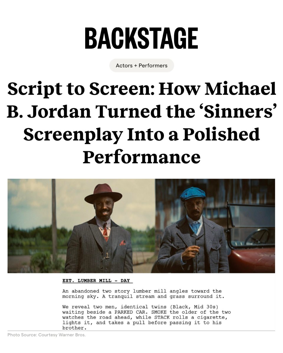 Backstage tweet media