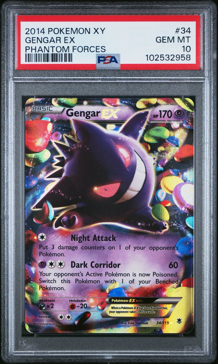 🧇 Consignment Waffle #5 🧇

       👻 PSA 10 PF Gengar 👻

💰$10/spot ~ 45 spots (1 for RT)💰

🏆 Winner will be chosen via Wheel of Death LIVE on Twitch! 🎡☠️

🚨Tags and Retweets Appreciated🚨
