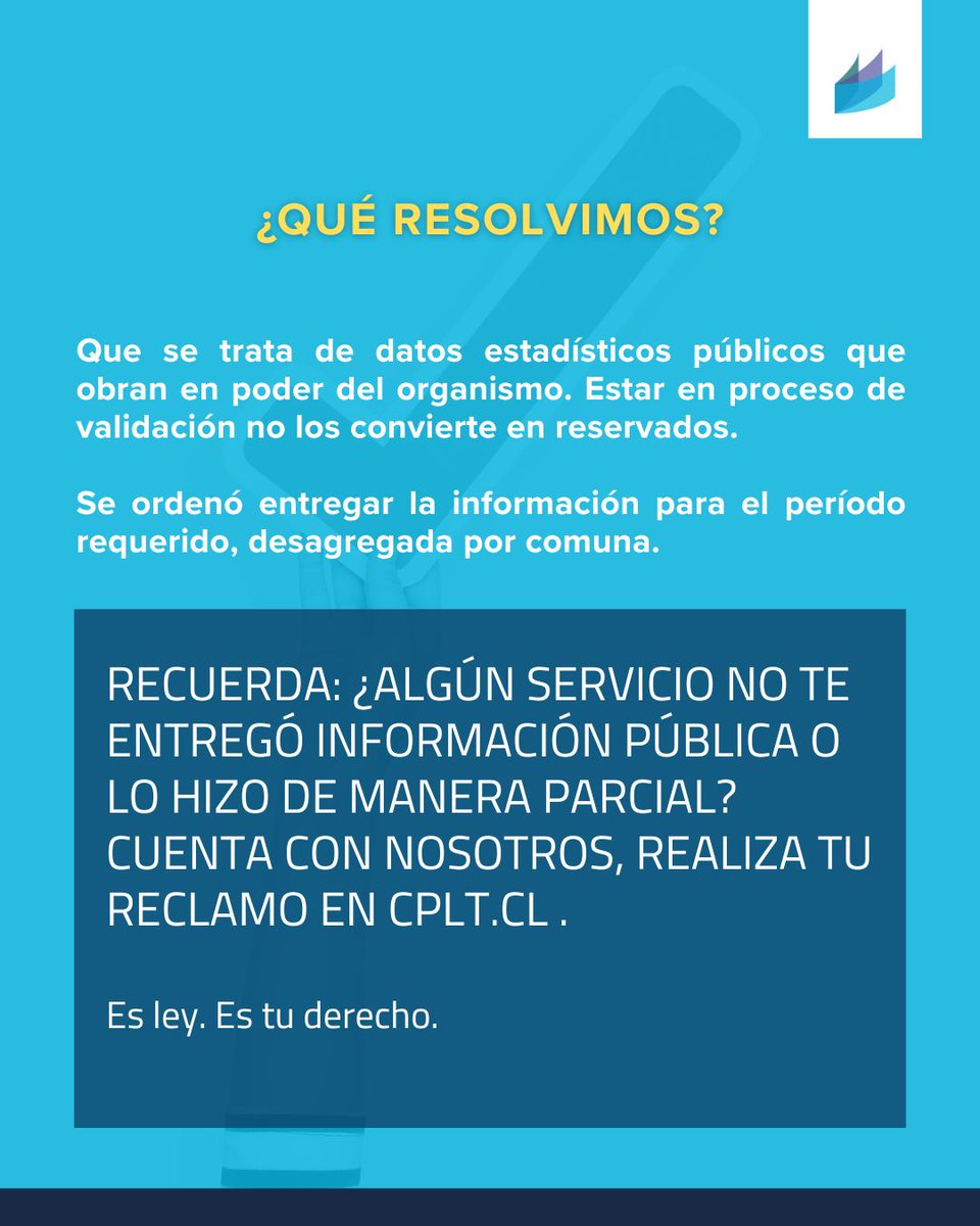 Consejo para la Transparencia 🇨🇱 tweet media