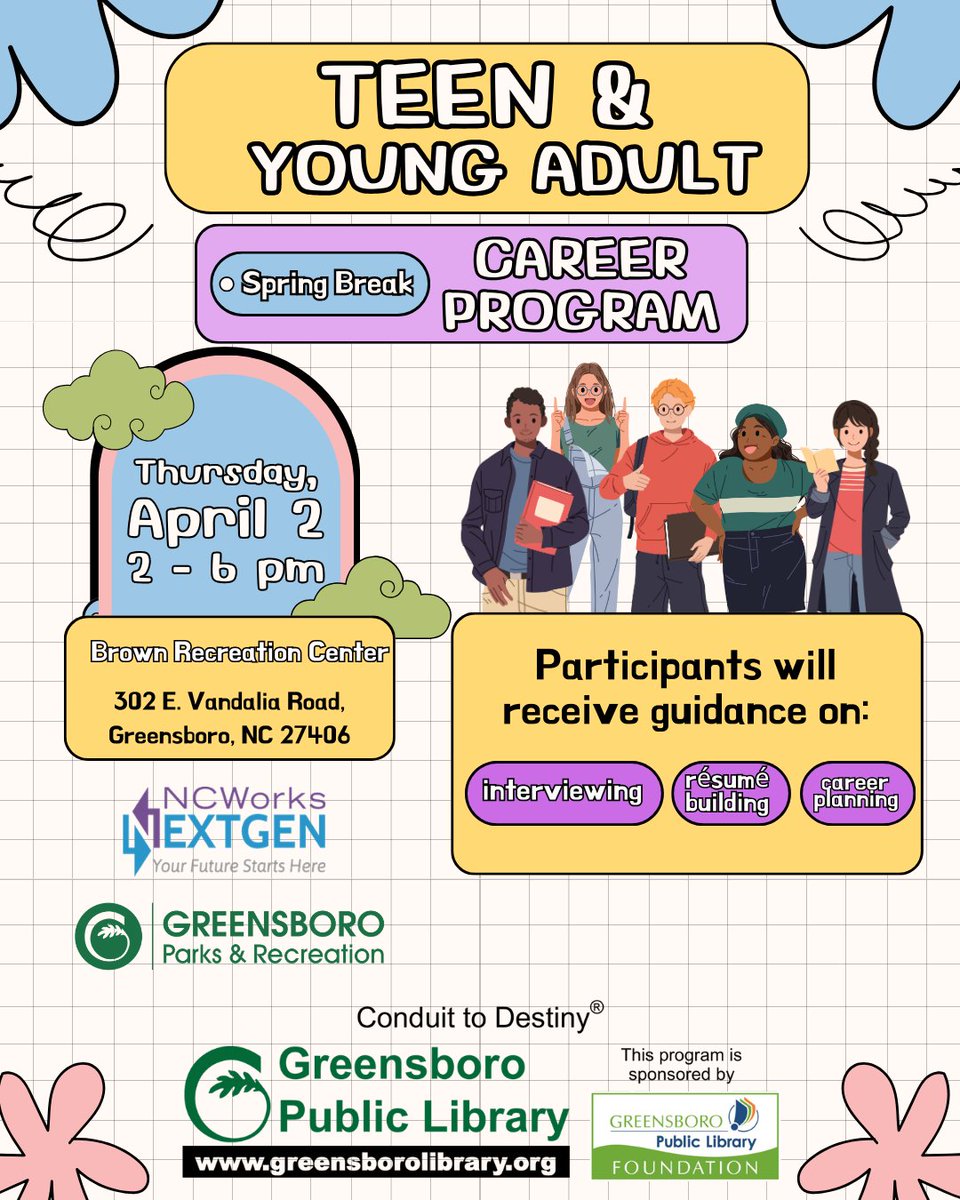 Greensboro Public Library tweet media