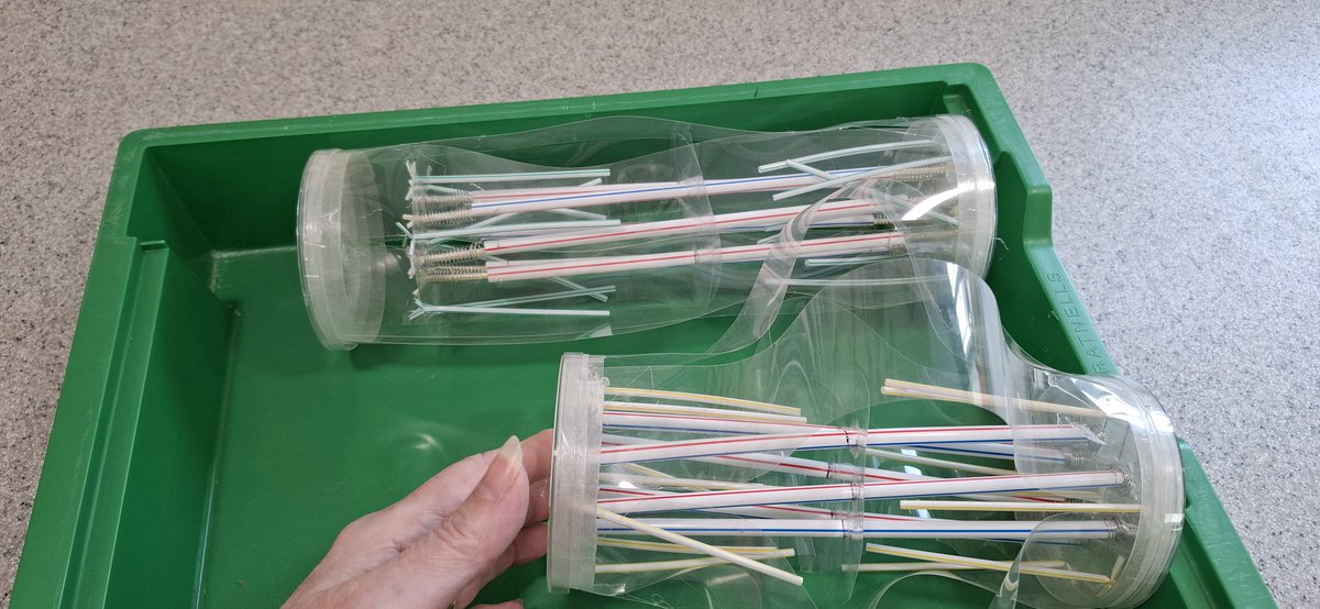 AGSBioTechs's tweet photo. This is one of my favourite makes. We were asked if we could create a sarcomere model. Here's what Mrs G came up with. #TECHOGNITION @Philip_HarrisUK @BrecklandSci @SLSSelectEd https://t.co/EgpWsO2YKL