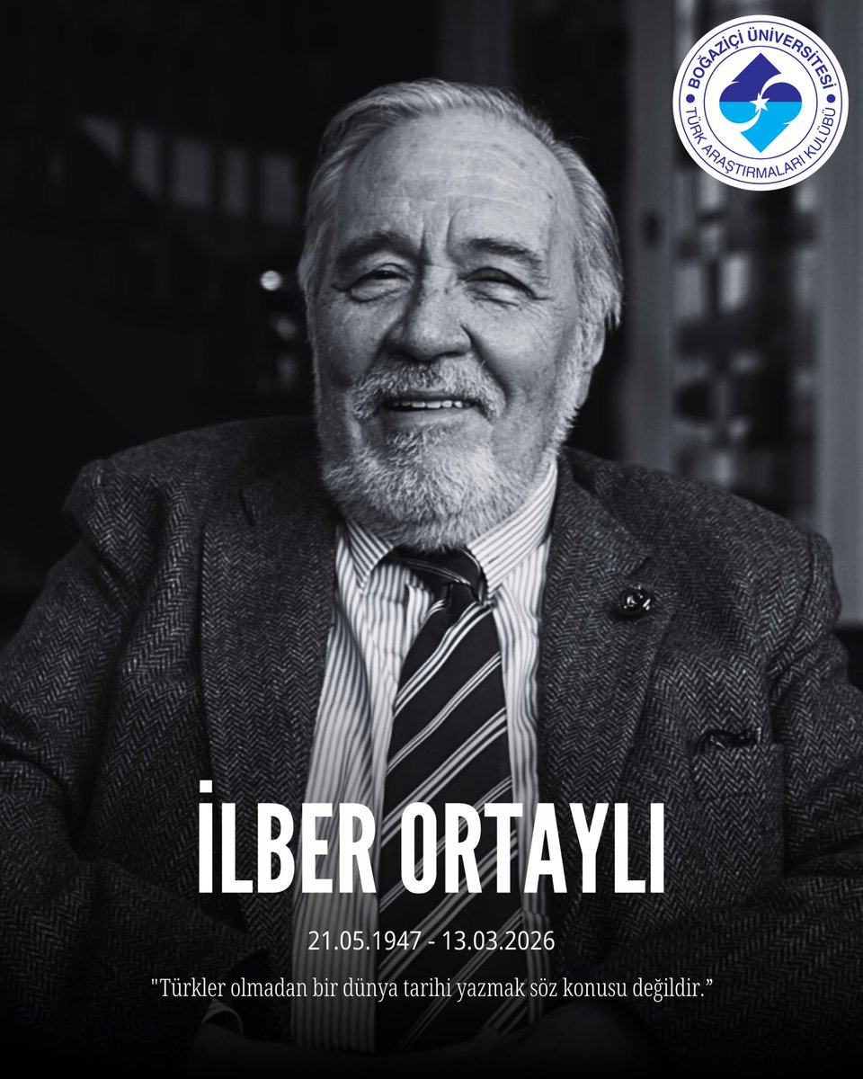 Türk tarihçiliğinin otorite isimlerinden, eserleriyle geniş kitlelere tarih şuuru aşılayan, Türk akademisinin saygın isimlerinden kıymetli hocamız Prof. Dr. İlber Ortaylı’yı kaybetmenin derin üzüntüsünü yaşıyoruz. Kendisine Allah’tan rahmet; sevdiklerine ve Türk milletine