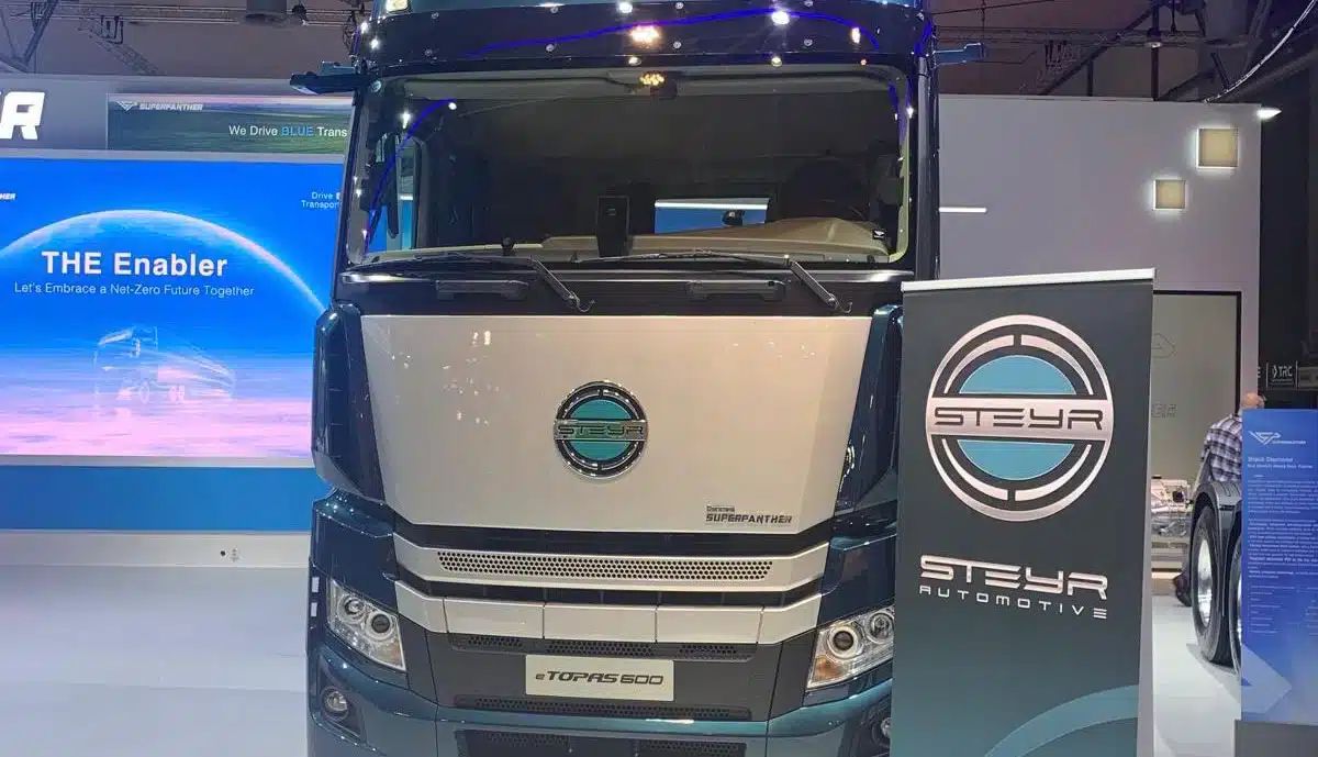 ecomento_de's tweet photo. China-Marke SuperPanther will ab 2026 E-Lkw aus Österreich in Europa ausliefern https://t.co/DbjyVTKBTn #Elektroauto https://t.co/6o1fKDz54p