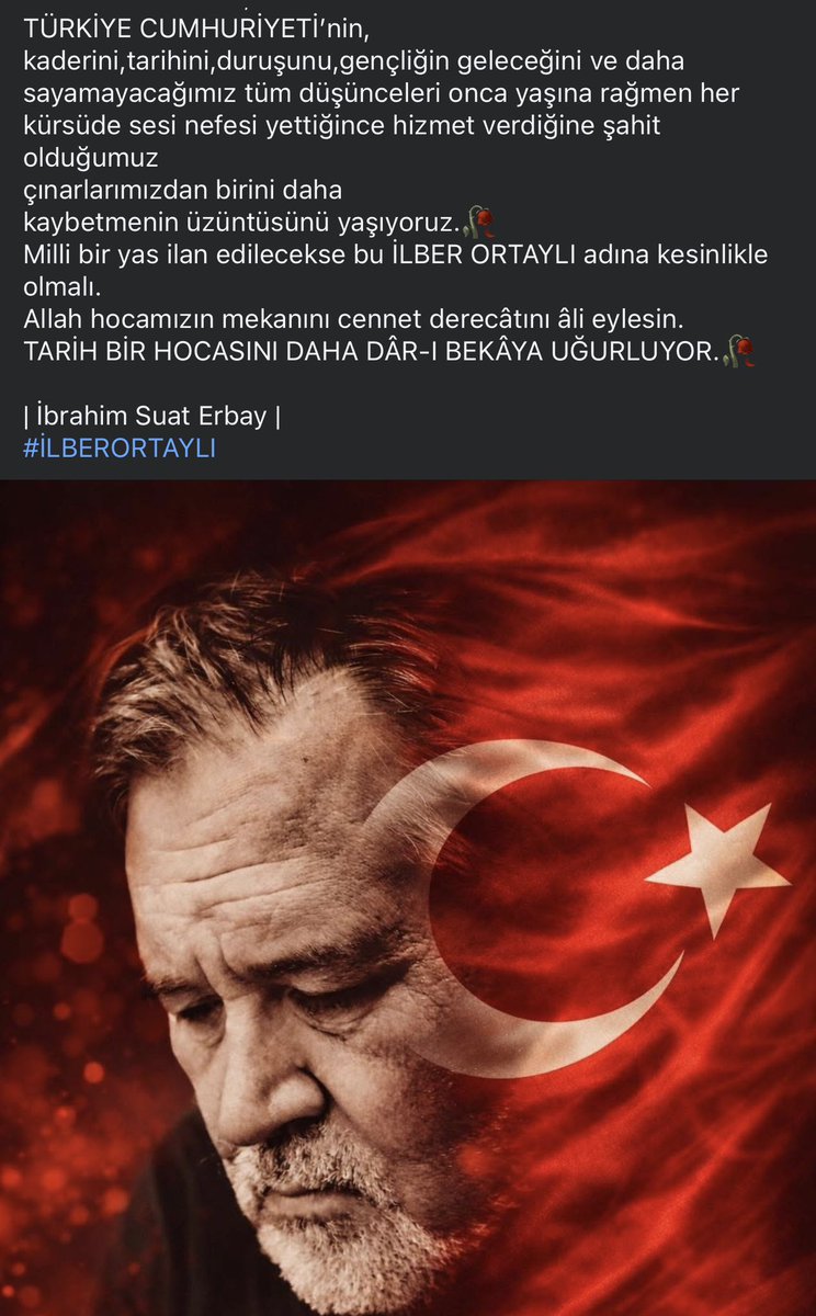 ibrahimserbay's tweet photo. Mekanı Cennet olsun hocamızın 🥀😞 https://t.co/jSxv6NJAgl