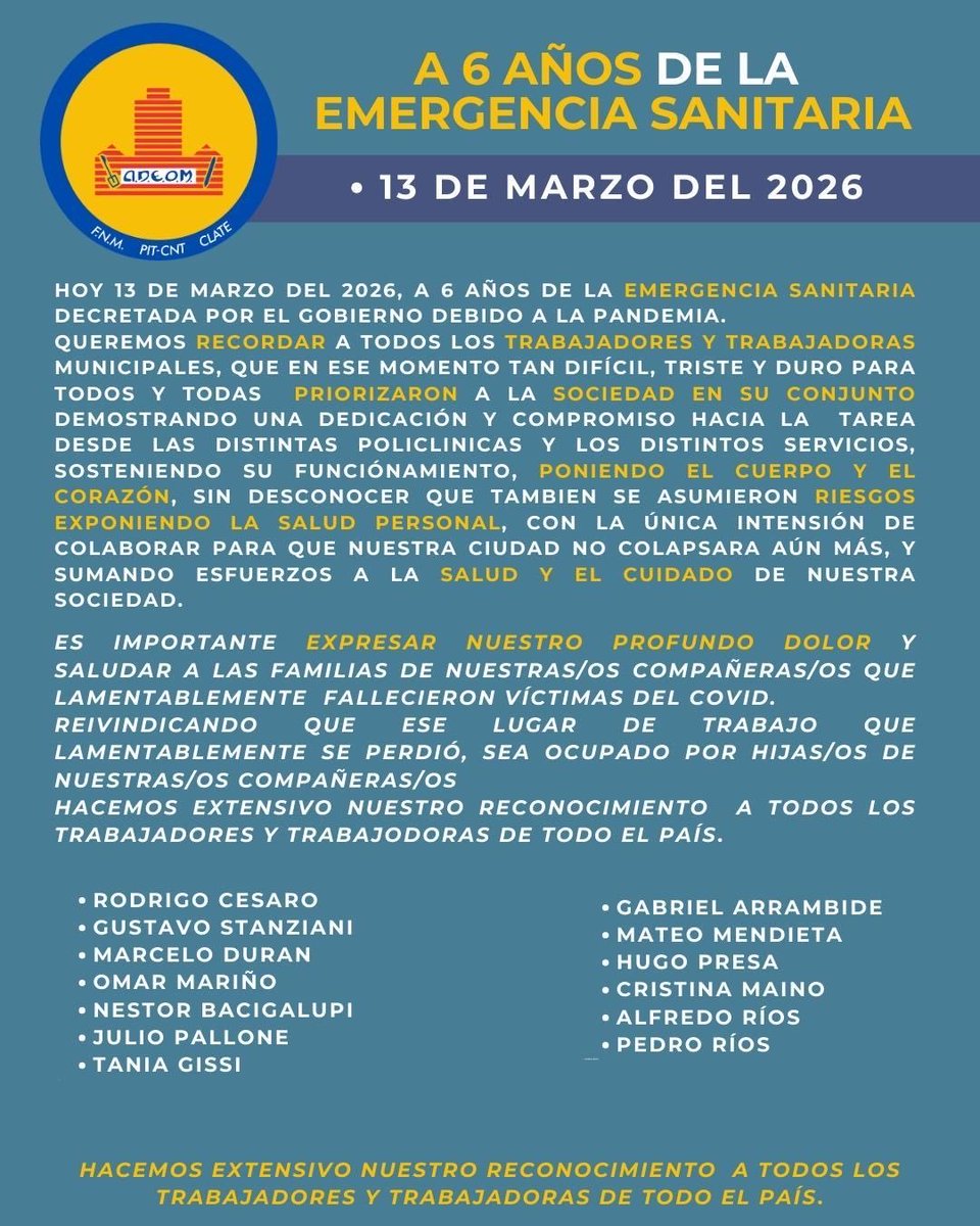 ADEOM MONTEVIDEO tweet media