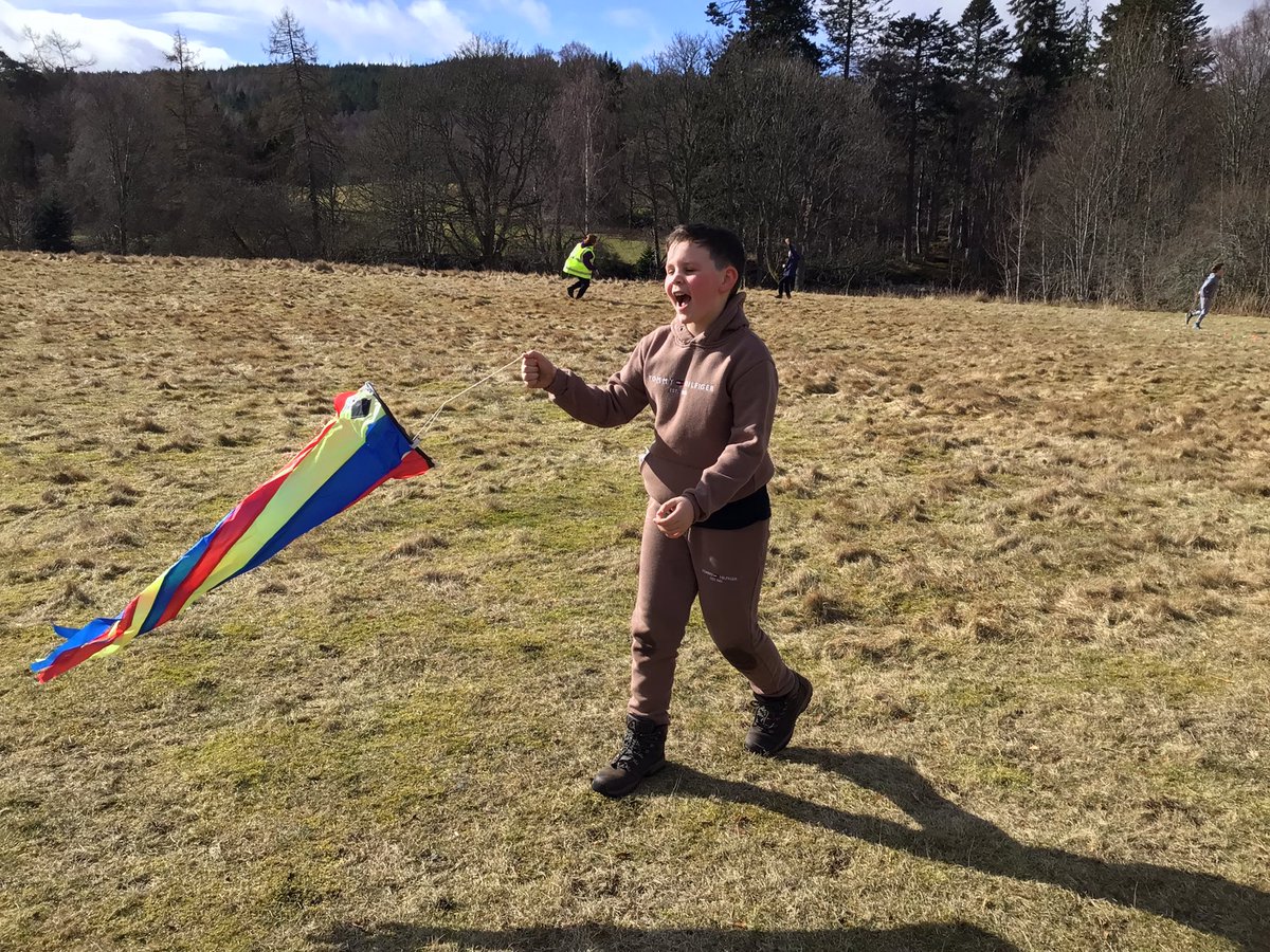 Crathie_School's tweet image. What a great week for learning about the wind as part of our weather topic. We worked out the wind direction using bubbles, homemade windsocks and kites. #STEM #curiosity