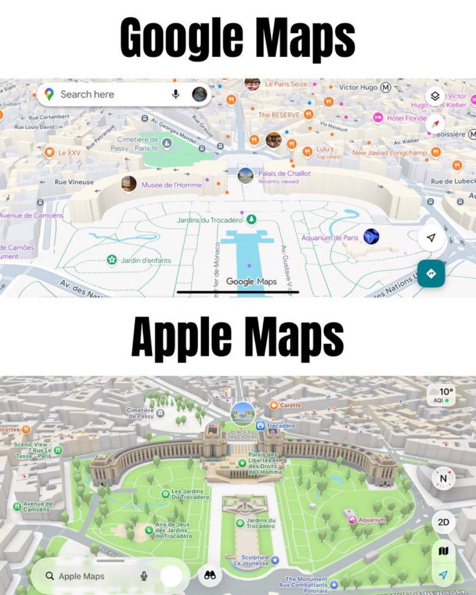 FabrizioFauno's tweet image. Apple Maps &amp;gt; Google Maps