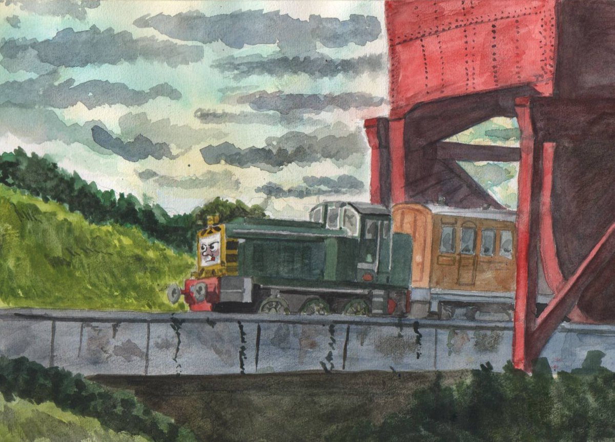 theburiedtruck's tweet photo. Dear friends,

The arrival of an old adversary left Sherman feeling unimportant - until an unexpected opportunity came knocking! Find out what happened in “Sherman’s Shuttle”!

Yours truly,

The Author

With thanks to @TheArtofAsh1 for the illustration!

https://t.co/fcYcPzZ8Og https://t.co/ESocZ4f8CF