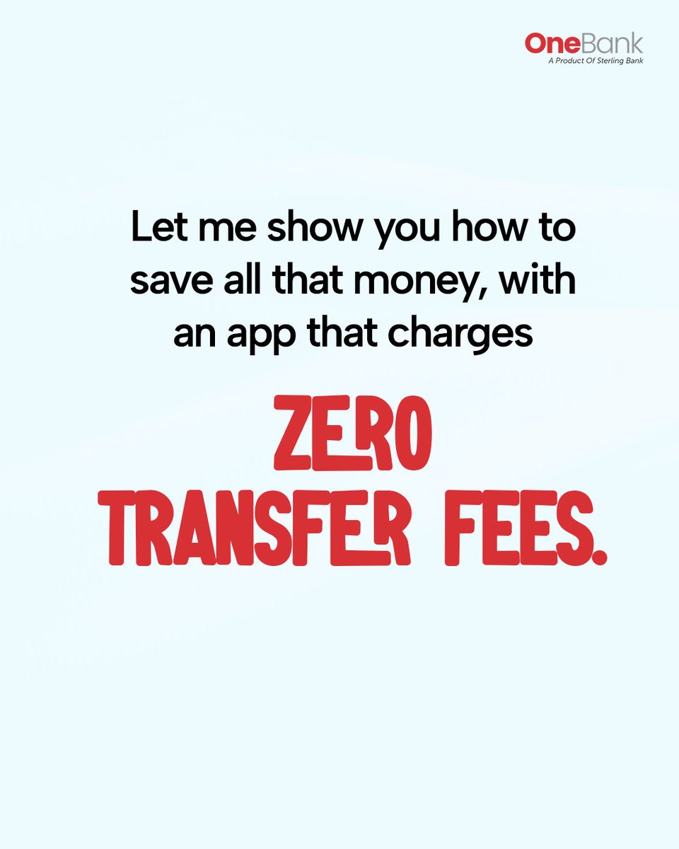 OneBankNG's tweet image. ₦20–₦50 per transfer looks small… until it quietly adds up to tens of thousands a year. 😱

Why pay for what you can do for free? 🤷🏽‍♀️

#ZeroTransferfees #OneBank