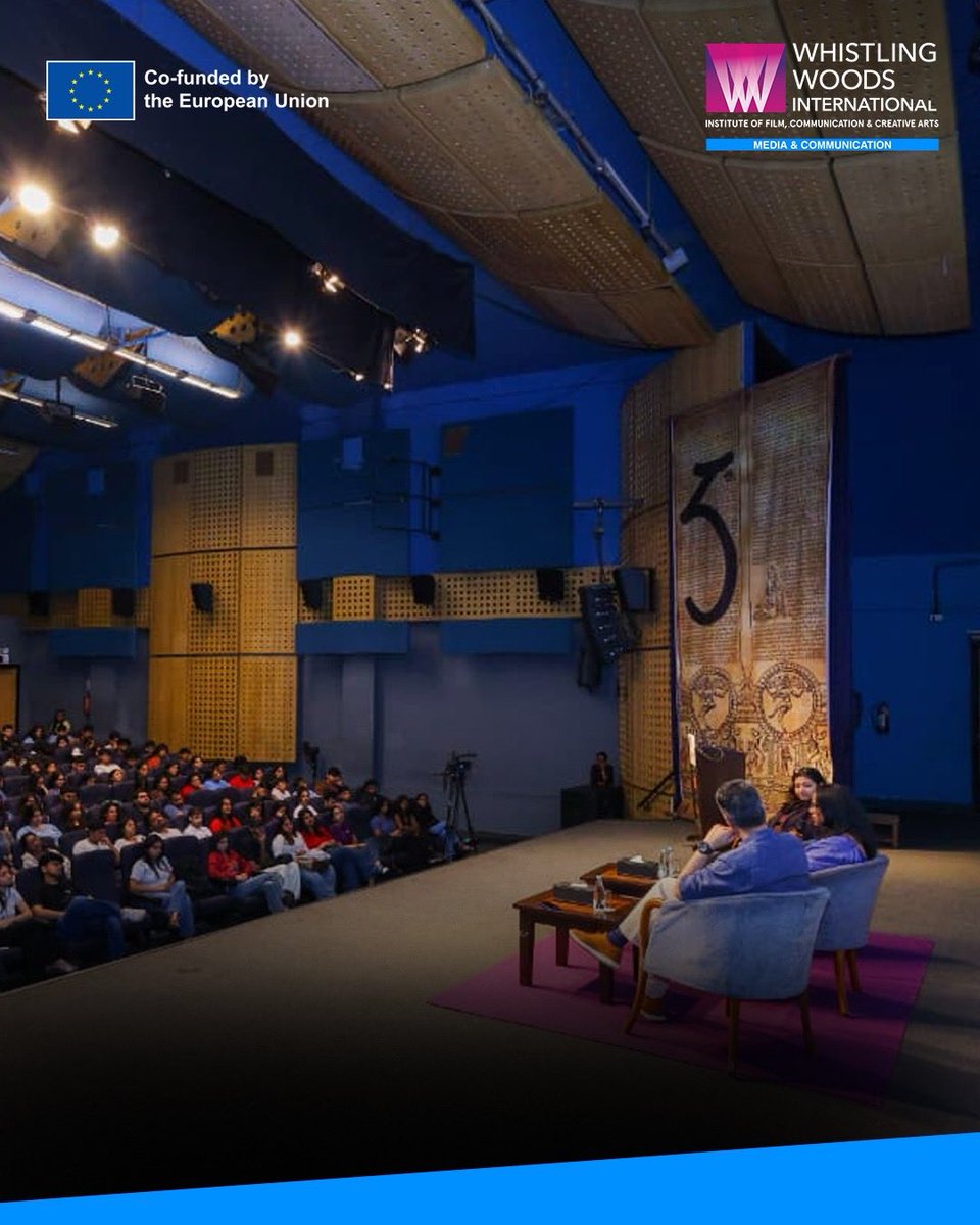 Whistling_Woods's tweet image. We were honoured to host author and oral historian, Jane Borges for a masterclass on Chronicling Culture &amp;amp; Memory, as part of the European Union’s Erasmus+ Programme.

#whistlingwoodsinternational #dowhatyoulove #masterclass