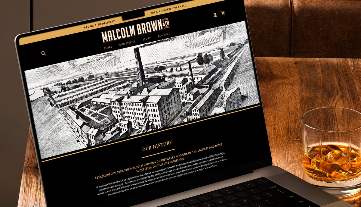 weareimpulse's tweet photo. Malcolm Brown &amp; Co – New website launch. We love a project that allows us to dive into a brand’s history, and they don’t come much richer than Malcolm Brown &amp; Co. You can see more of this project here... https://t.co/UvqJ3ULpRL https://t.co/inV2qeLVsB