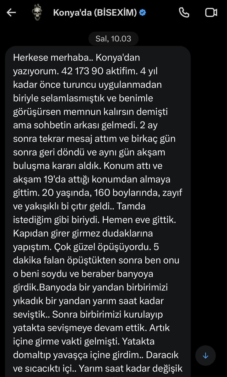 geyhikayeler's tweet photo. Olgun aktif 20’lik ateşli çıtır pasifi kulak memelerine kadar yalayıp 1 gece boyunca türlü pozisyonda sikip iliklerine basar boşalmış 😈
Yorumlara videosunu koyacağını da belirtti 👇🏻 https://t.co/xHRqd7Sd6m