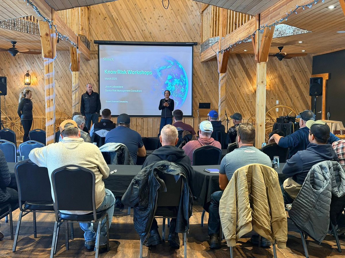 Started our Know Risk Workshop tour in Stenen yesterday! Appreciate our clients for coming out to hear our latest thoughts on today’s markets. 🌾