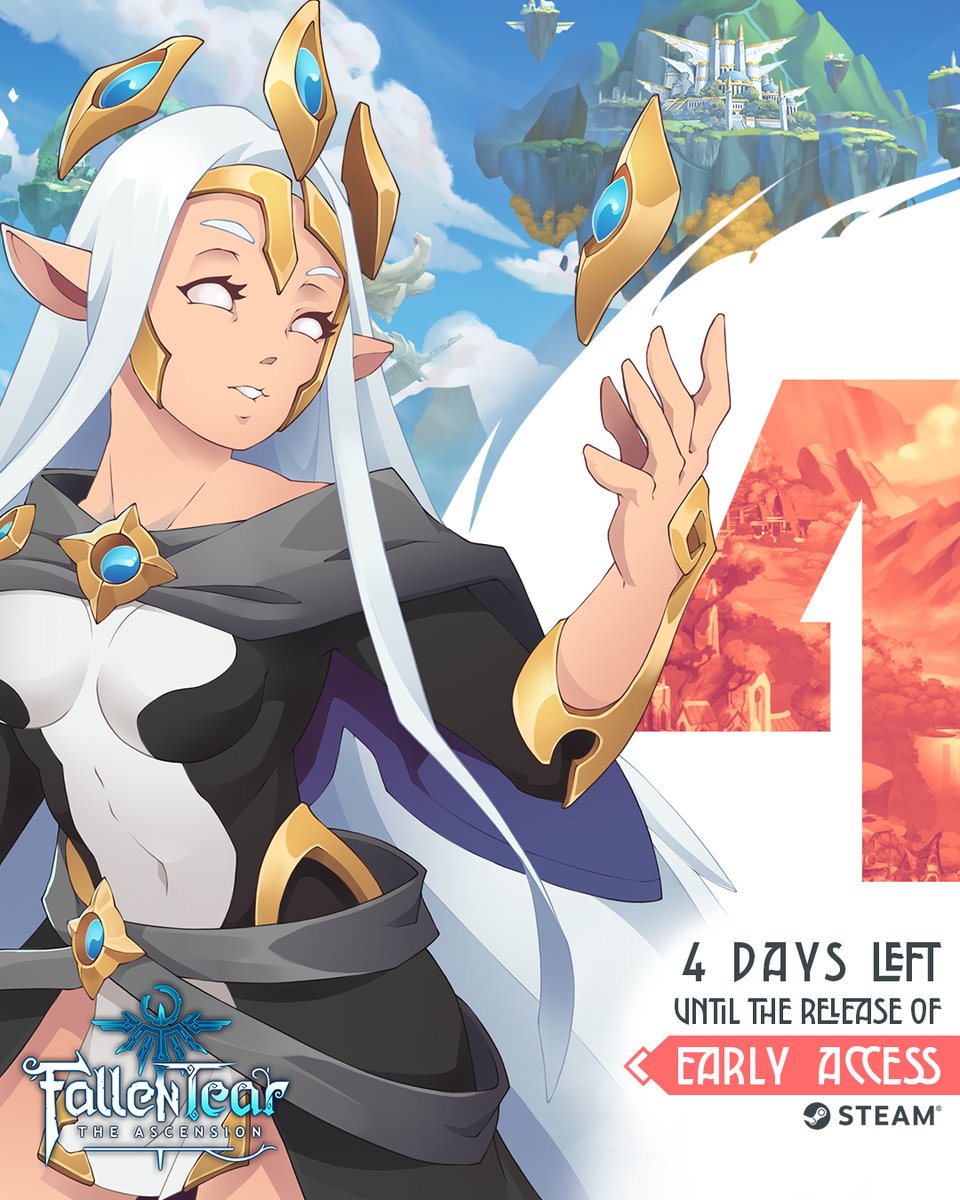 FallenTearGame's tweet photo. 4 days until Early Access.

We are almost ready to open the world of Raoah.

> March 17 • 10AM GMT-7
> 10% off for the first 14 days.

Wishlist on Steam to get notified.

#FallenTearGame #Metroidvania #IndieGameDevs https://t.co/8ENvMZWo7s