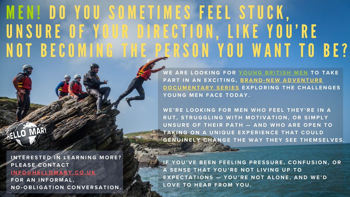 Calling British Men! Adventure documentary opportunity.