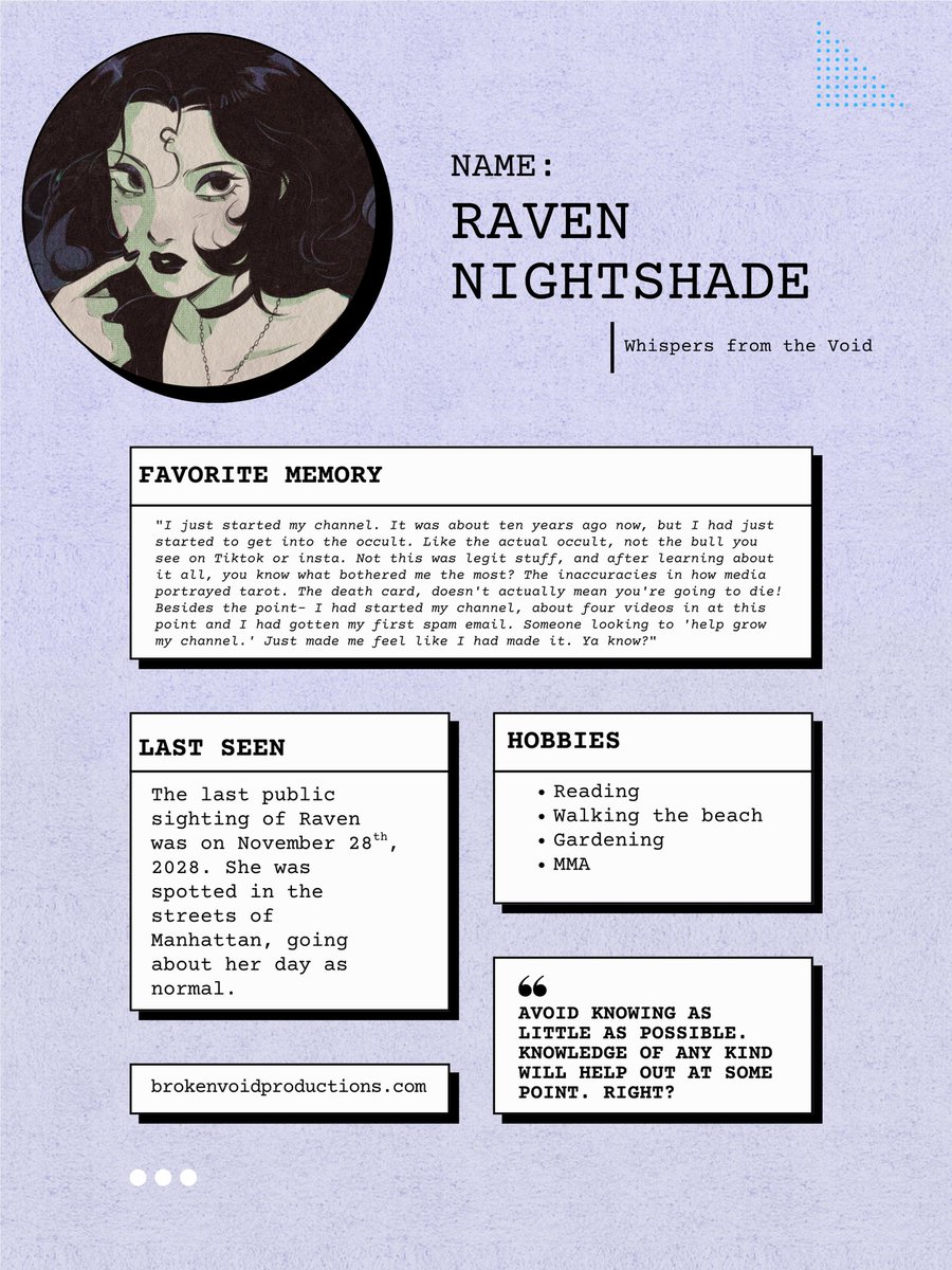 Whispers from the Void tweet media