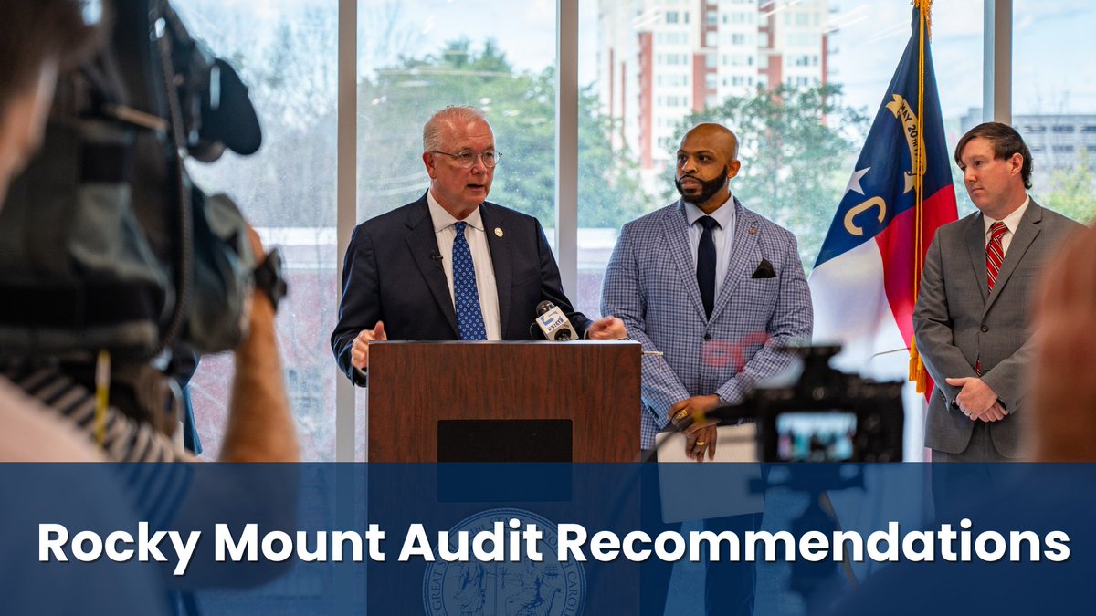 North Carolina Office of the State Auditor tweet media