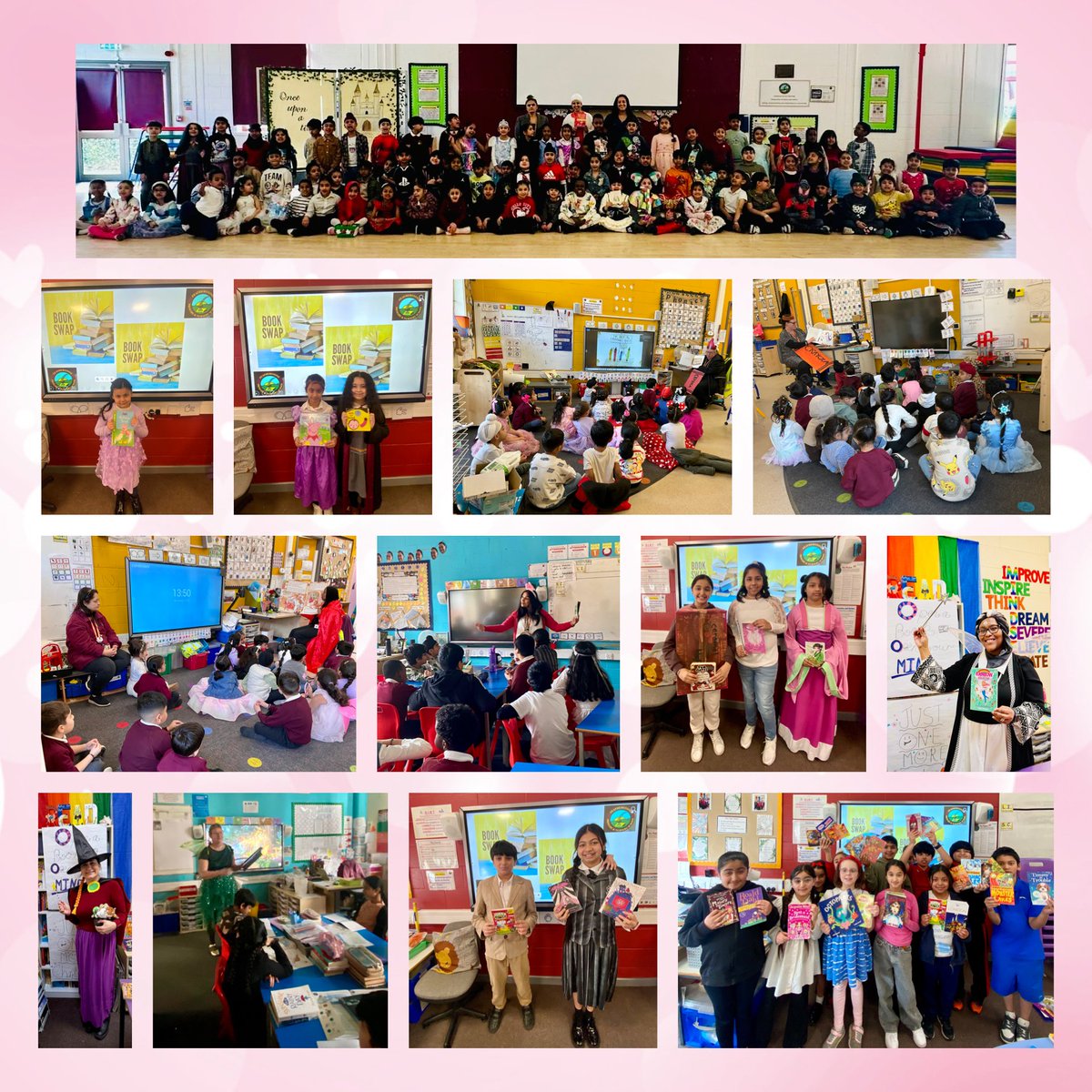 FeatherstonePr2's tweet image. 📚✨ We celebrated #WorldBookDay in style as staff and pupils dressed as favourite book characters or colours, bringing stories to life! The day ended with exciting reading relays across year groups. 🎭📖 #ReadingForPleasure #WBD2026