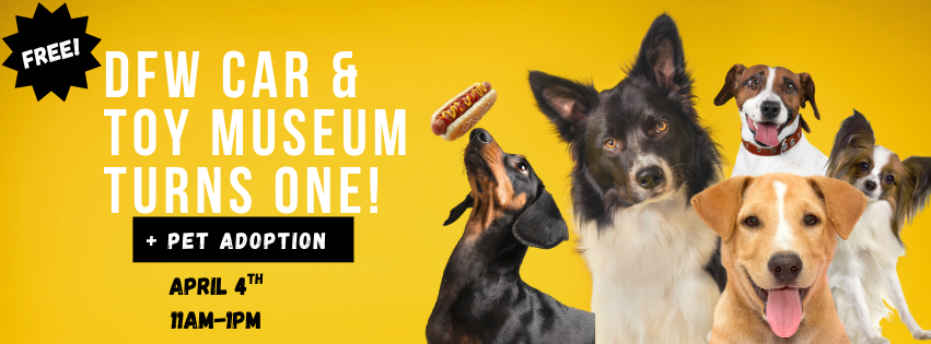 247pressnews's tweet image. DFW Car &amp;amp; Toy Museum Turns One with "Adopt-a-Pet Pit Stop!"
#carmuseum #petadoption #pressrelease #pressreleaseservice @247pressnews 
Press release: 24-7pressrelease.com/press-release/…
