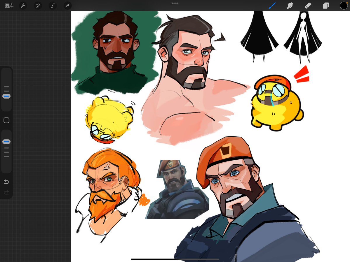 呃啊照着素描本上面的练了
#Brimstone #VALORANT