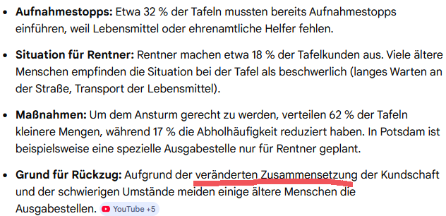 Ramadan mit Luxusbüfett, während deutsche Renter sich nicht mehr zur Tafel trauen - aus "Gründen"