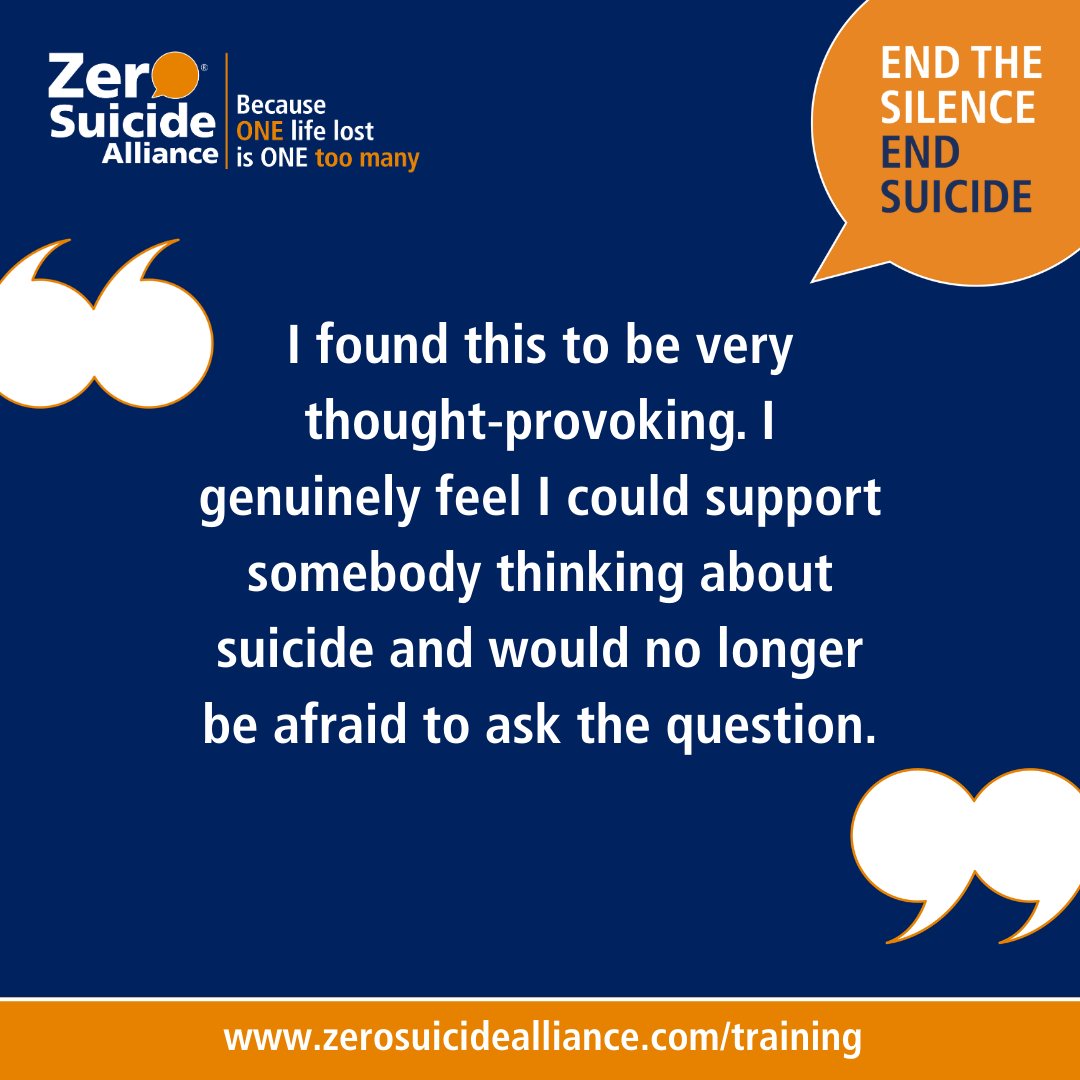 Zero Suicide Alliance tweet media