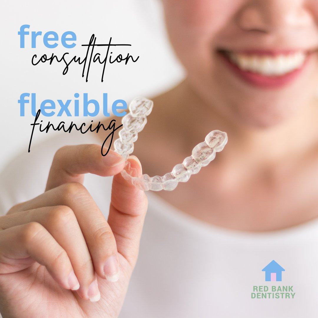 RedBankDentist's tweet image. Straighten your smile the clear way. 😁 Invisalign aligners are comfortable, discreet, and designed for your lifestyle.

📅 Schedule your consultation today!

📲 (732) 741-4700
#Invisalign #SmileTransformation #RedBankDentistry #ClearAligners