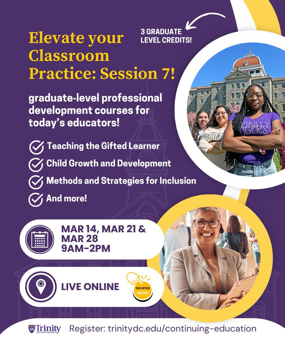 Trinity Washington University tweet media