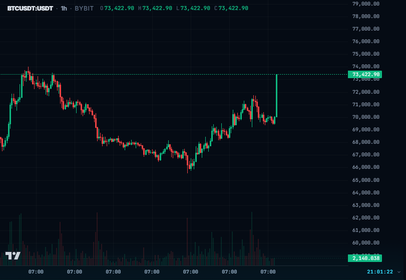 dem good candle $BTC
