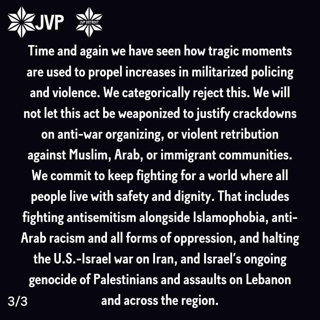 Jewish Voice for Peace tweet media