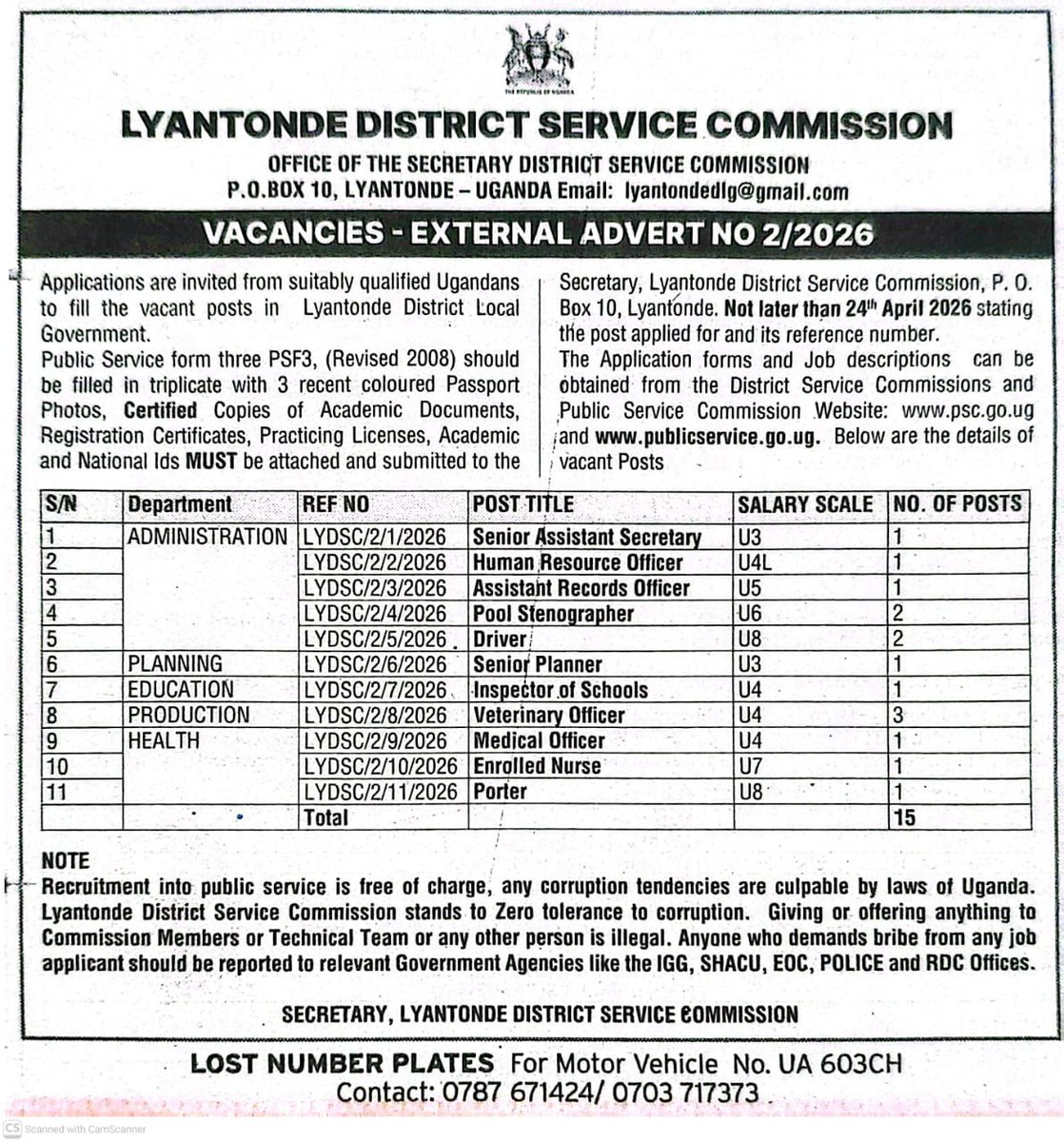 Lyantonde District Local Government tweet media