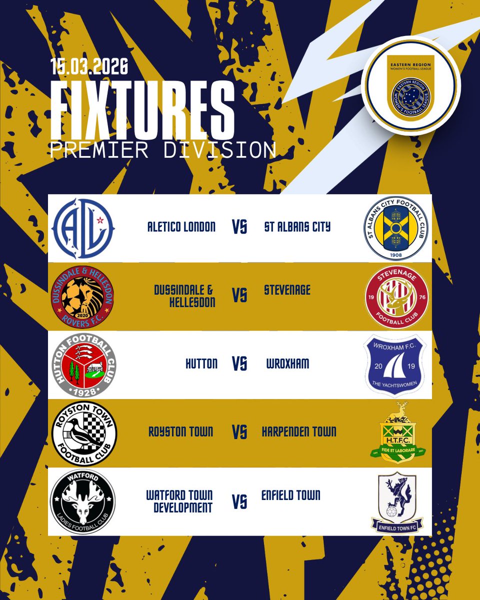 Eastern Region Women's Football League tweet media