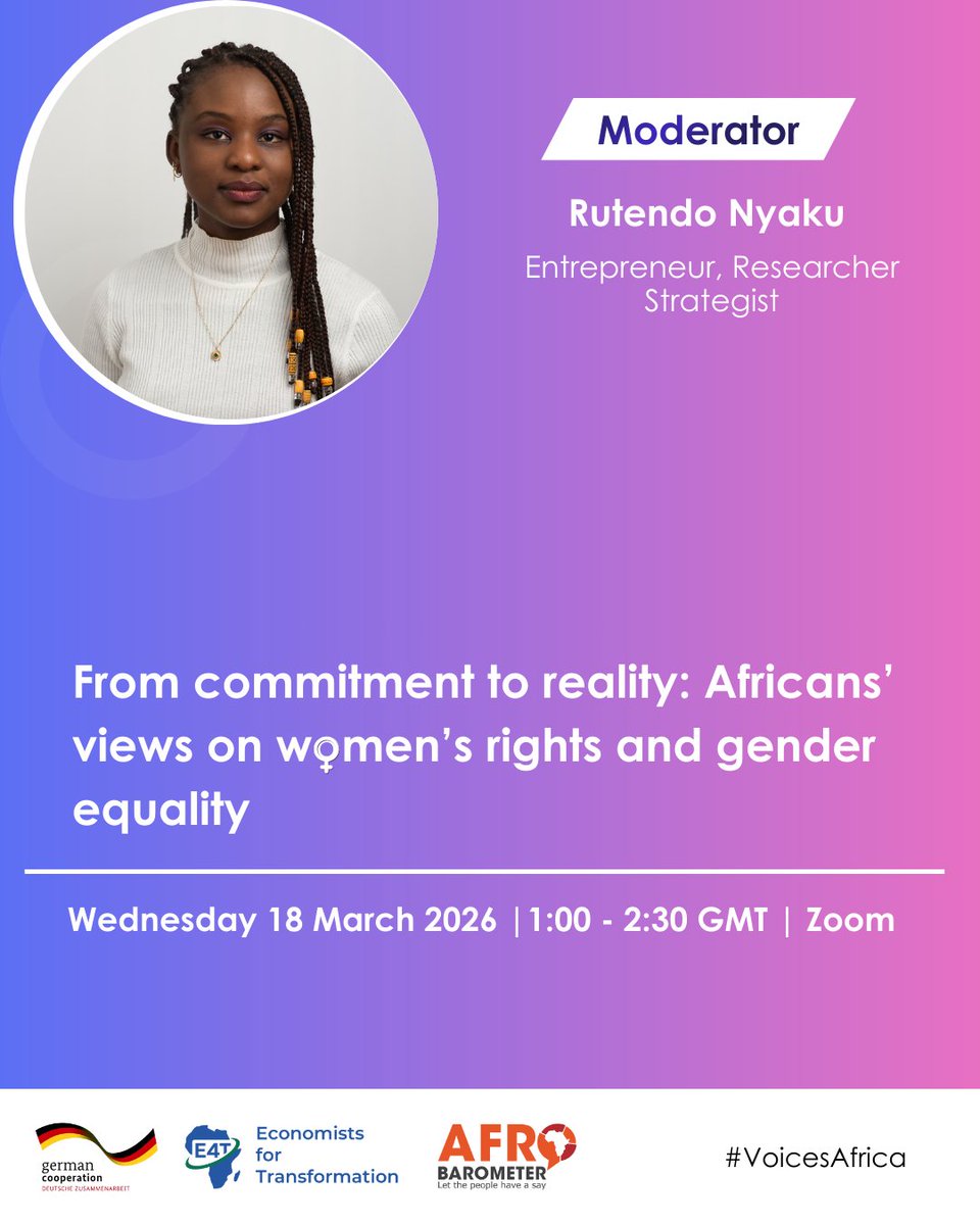 Afrobarometer tweet media