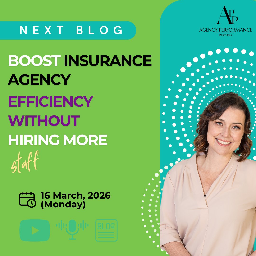 Appsinsurance's tweet photo. 💡 Blog Spotlight Live 03.16.26!

💼 Boost Insurance Agency Efficiency Without Hiring More Staff

Is your team buried in busywork? 

#AgencyPerformancePartners #InsuranceEfficiency #IndependentAgents #WorkSmarterNotHarder #TeamEfficiency #AgencyGrowth #TimeManagement https://t.co/28kjbeM8q5