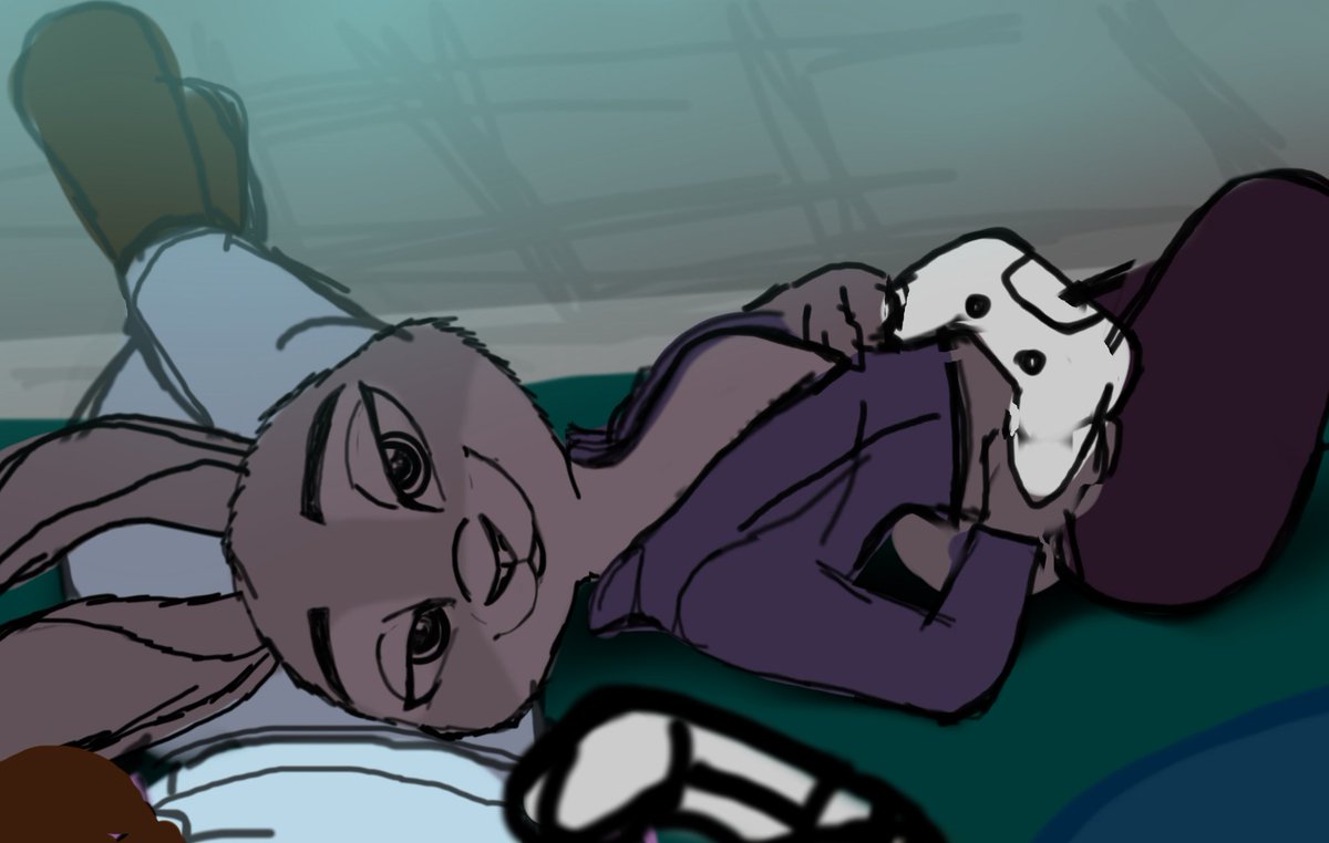 She keeps asking me to finish drawing her😏