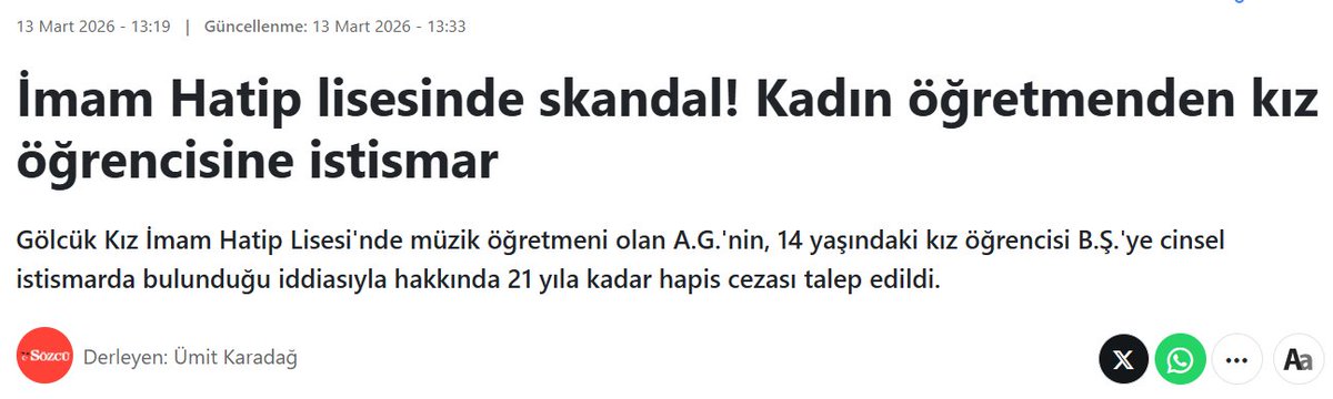 Yok artık... Cem Yılmaz'ın "bir de bize marjinal diyorlar" sözünü hatırlattı... 
#istismar