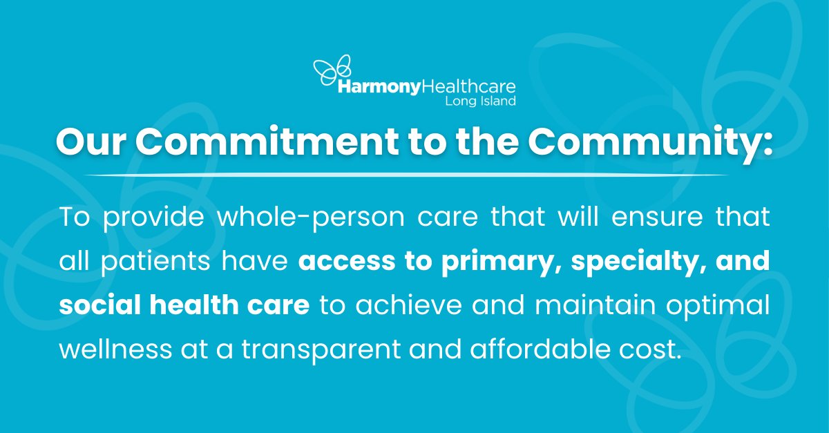Harmony Healthcare Long Island tweet media