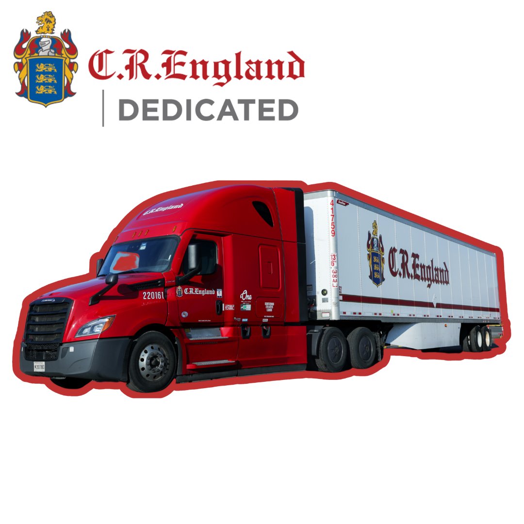 CREngland's tweet image. With a robust portfolio and wide-reaching customer base, C.R. England's Dedicated Solutions are a one-stop-shop for getting your freight delivered Safe &amp;amp; On-Time Every Time. 

Learn more and request a quote here: crengland.com/ship/tools/get…

#CREngland #DeliverExcellence #Dedicated