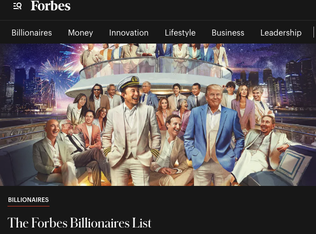 TaxJusticeUK's tweet photo. Are you better off than last year?
💸Billionaires certainly are.
Forbes just dropped its 2026 list & the numbers are wild.
The avg. billionaire added $500M to their wealth in 2025, taking them to $5.8Billion.
For the avg. UK worker to match that 1 year gain it'd take...🧵1/7 https://t.co/57D93fWmsT