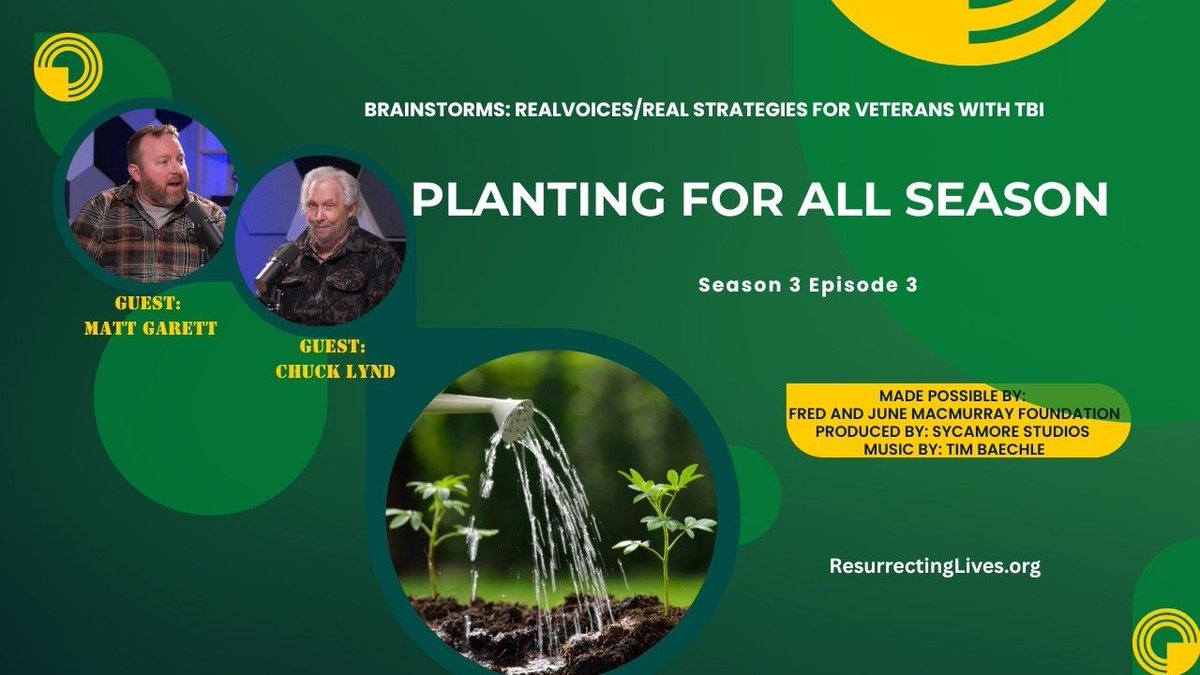 mjgranger1's tweet photo. NEW Podcast!!! Watch March podcast - Season 3 Episode 3
https://t.co/TvVgI4q0N0
#Brainstorms combat veteran Matt Garrett joins sustainability advocate #ChuckLynd for a powerful conversation about nature, mental health, and how reconnecting with the living world can transform lives.