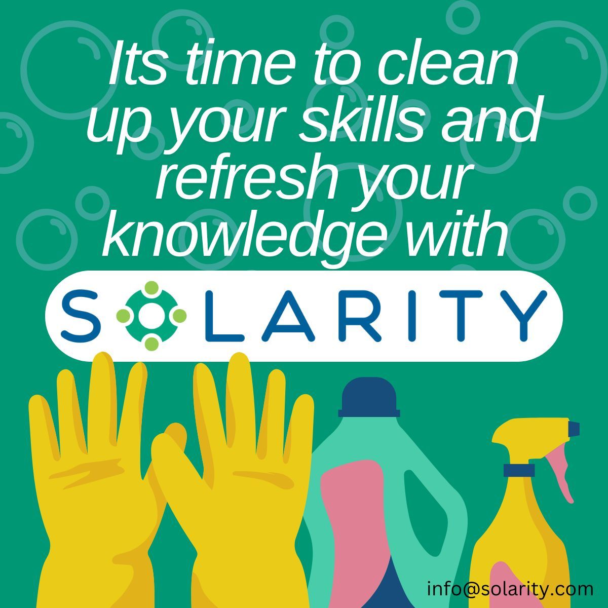 It’s time for a spring cleaning of your skills! Just like you declutter your space, now’s the perfect time to refresh and level up your expertise. #ChooseSolarity 

buff.ly/uIejBSO